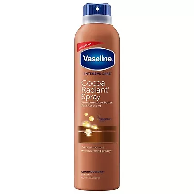 Vaseline Intensive Care Radiant Moisturizer Spray Body Lotion Cocoa  6.5 Fl Oz • $8.43