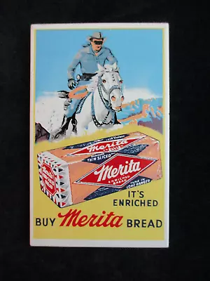 Merita Bread Lone Ranger Ande Rooney Porcelain Magnet (25) • $6.99