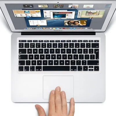 UK/EU Black Skin Keyboard Cover For Apple MacBook Air Pro 11'' 13'' 14‘ 15'' 16' • £2.92