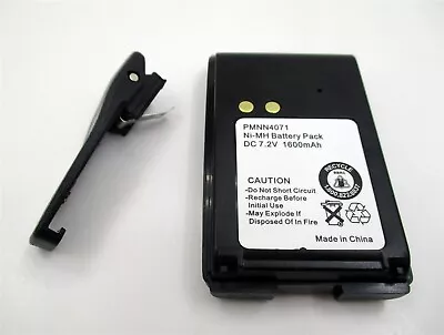  Battery PMNN4071 Ni-MH For Motorola Mag One BPR40 A8 Radio Battery- Belt Clip • $17.79