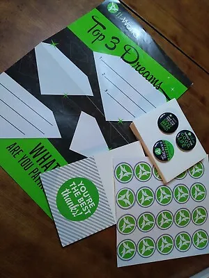 It Works! Seller Stuff Logo Stickers Thank You Cards Logo Pin Buttons... • $29.89