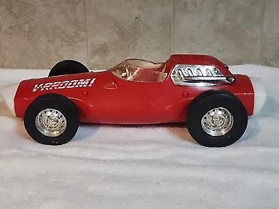 Vintage 1963 Mattel V-RROOM VROOM Red #5 Race Car ~15 Inches • $39