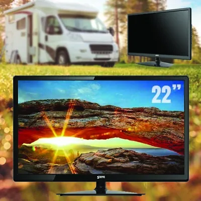 22  Sierro Motorhome Tv LED HD Satellite Motorhome Caravan Television 12v 1080P • £162.99