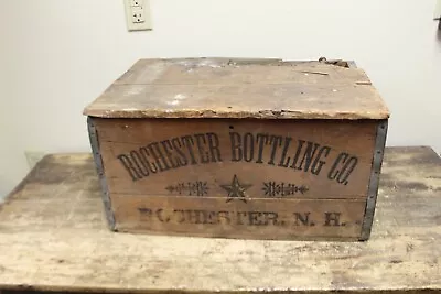 Vintage Rochester Bottling Co Beer Box Beer Crate Container Case Rochester N.H. • $125