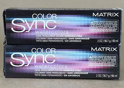 MATRIX Color Sync Colorsync Demi Haircolor You Pick Color - Watercolors • $7