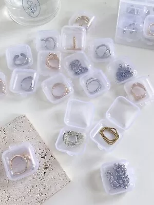 Wholesale Mini Clear Plastic Small Box Case Storage Container For Jewelry Bead • $10.99