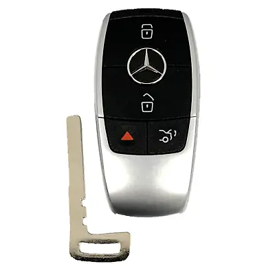 OEM Mercedes Keyless Remote Fob + UNCUT Key Mercedes Benz NBGDM3 • $49.73