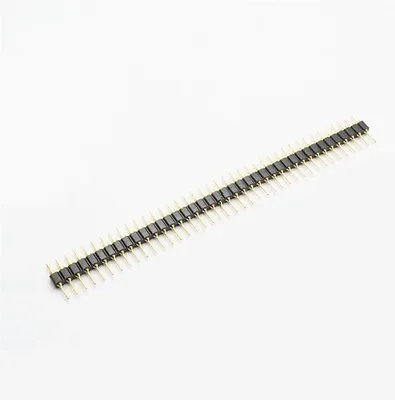 10PCS Single Row 40Pin 2.54mm Round Male Pin Header Gold Plated Machined • $5.47