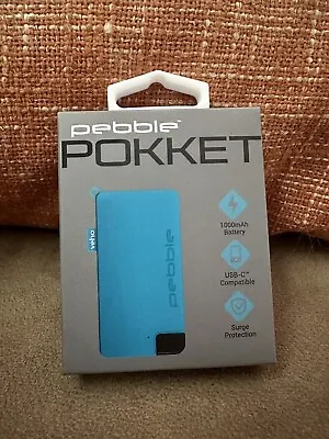 Veho Pebble Poket 1000mAh Micro Size Keyring Power Bank - Blue • $20