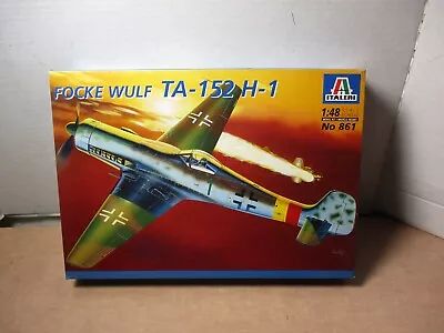 1/48 Italeri Focke Wulf Ta-152 H1 #861 Airplane Model Kit • $19.99