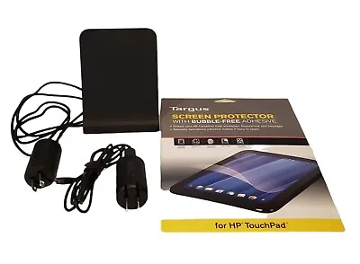 $17.99 • Buy HP Touchpad Lot FB354UA Wireless Charging Dock Wall Charger Screen Protector