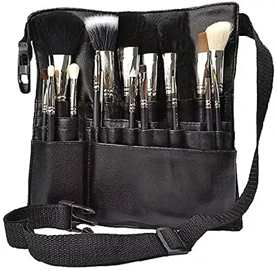 Hotrose 22 Pockets Professional Cosmetic Makeup Brush Bag With Artist Belt Strap • $19.05