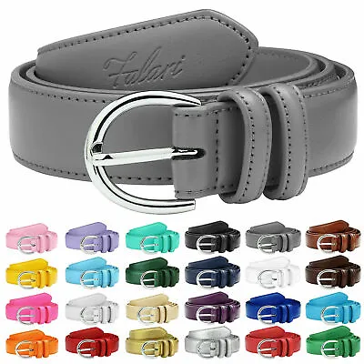 Falari Women Genuine Leather Dress Belts Casual Belts 31-Colors 6028 • $14.99