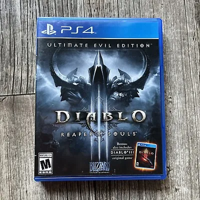 Diablo III 3 Reapers Of Souls Ultimate Evil Edition Playstation 4 • $6.99