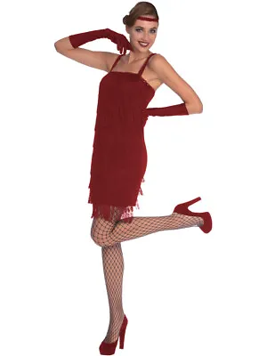 Adults Ladies Flapper Fancy Dress Costume 20s 30s Charleston Great Gatsby Jazz • £9.95