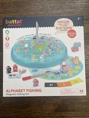 Magnetic Sight Word Fishing Game For Toddlers Alphabet Fish Catching Battat Edu • $29.99