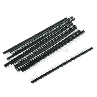 20x 40pin Female Single Row Round Pin Header Socket Strip Tin PCB IC Breakable • $8.43