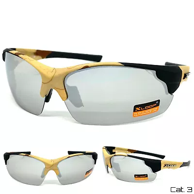 Men MILITARY TACTICAL Wrap Around Safety SUNGLASSES Anti Glare Shatterproof Lens • $19.99