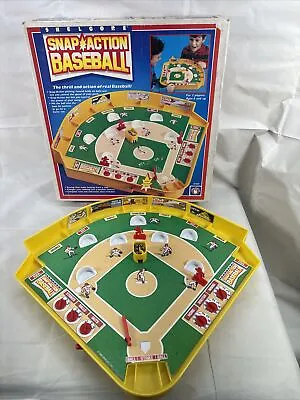 Vintage 1988 Shelcore Snap Action Baseball Game Missing 1 Baserunner • $22.99