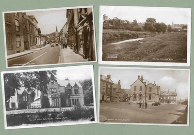 £0.99 • Buy Four Early 20th Century Rp Malton Postcards, Yorkersgate, Market Place Etc..