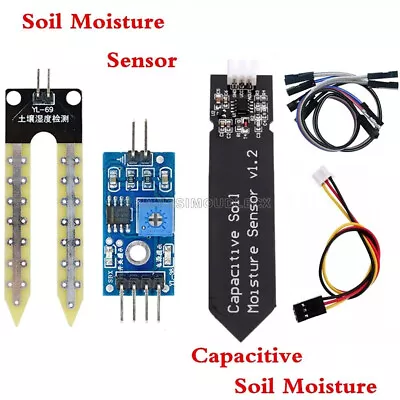 Analog Capacitive Soil Moisture V1.2 Corrosion Resistant Sensor + Cable Sensor • $1.33