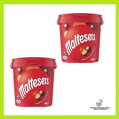 2x Maltesers Party Bucket Chocolate Treats Sweet Snack Lollies Bulk Pack 465g • $34