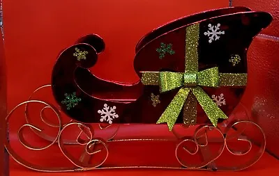 Metal Christmas Sleigh • $4