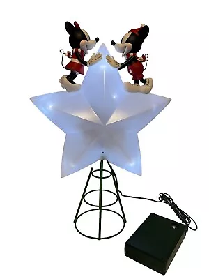 Rare Mickey Minnie Christmas Star Tree Topper  • $125