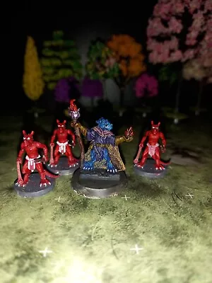 $10 • Buy Dnd Miniatures Painted Kobolt Sorcerer And Kobolts