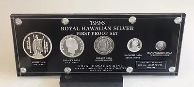 Royal Hawaiian Mint 1996 Silver Proof Set Of Medallic Coins With C.o.a. & Box • $450