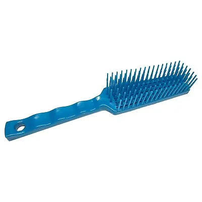 New Mane & Tail Specialized Detangler Horse Equine Hair Brush Teal • $12.95