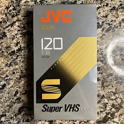 JVC 120 Super VHS Video Cassette SEALED • $11.50