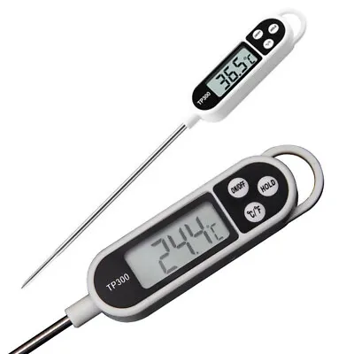 £3.45 • Buy Digital Food Thermometer Probe Cooking Meat Kitchen Temperature BBQ Milk Turkey
