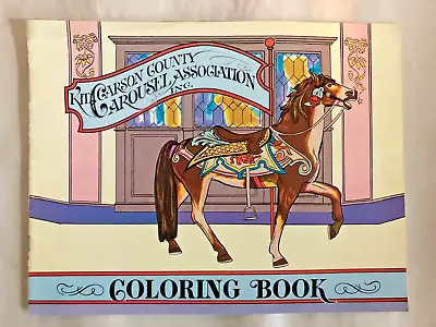 Vintage Kit Carson County Carousel Association COLORING BOOK 1982 • $14.95