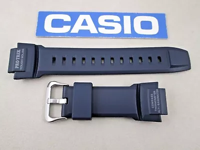 Genuine Casio Pro Trek Triple Sensor PRG-270-2 Dark Navy Blue Resin Watch Band • $76.99