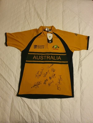 $749.99 • Buy 2007 Cricket World Cup Signed Australia Shirt Jersey BNWT