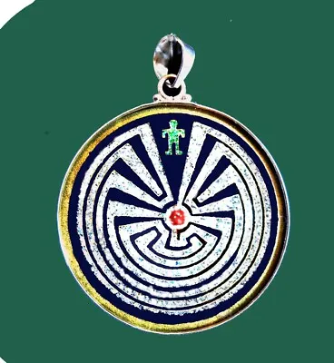 MAN In The MAZE Handmade Pendant BLACK TOURMALINE Protection From EMF New GIFT • $52.50