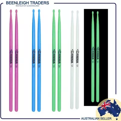 DRUM STICKS - GLOW IN THE DARK - Size 5A / 5B - BRAND NEW • $11.99