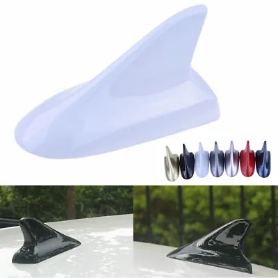 £4.79 • Buy White Roof Shark Fin Aerial Dummy Antenna Decoration Tape For Toyota Camry