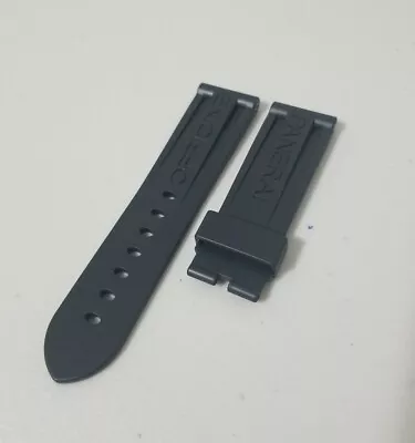 $78 • Buy Panerai Watch 24/22mm Black OEM Rubber Dive Strap MX0011QQ