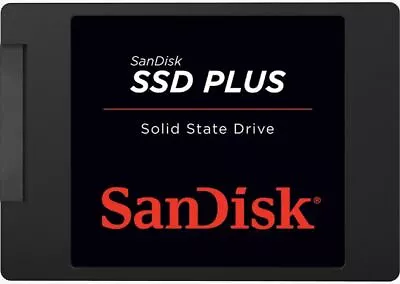 View Details SanDisk SSD PLUS 120 240 480GB 500GB 960GB 1TB Sata III 2.5  Internal SSD 530MBs • 12.99£