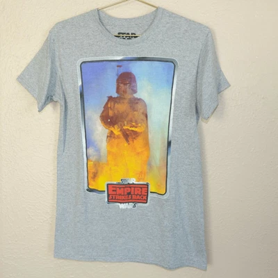 $11.88 • Buy Star Wars The Empire Strikes Back Casual Movie S Tee Shirt Gray Graphic Logo