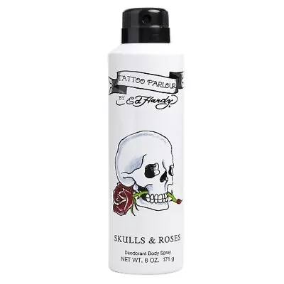 Ed Hardy Skulls & Roses By Christian Audigier 6 Oz Deodorant Body Spray Men • $11.07