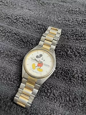 VINTAGE Mickey Mouse SEIKO Watch 5Y23-8229🔥Mickey & Co. Jewelry🔥NICE • $199.99