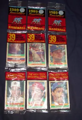 Three (3) 1989 Sportflics Magic Motion Baseball Sealed Rack Packs 1 • $5.95