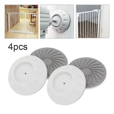 £7.39 • Buy 4x Baby Safety Wall Guard Dog Wall Protection Pressure Fit Safety Stair Gate Pad