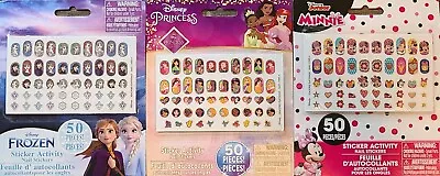 150 Nail Art Stickers! Disney Princess Disney Frozen And Minnie Mouse NEW • $12.99