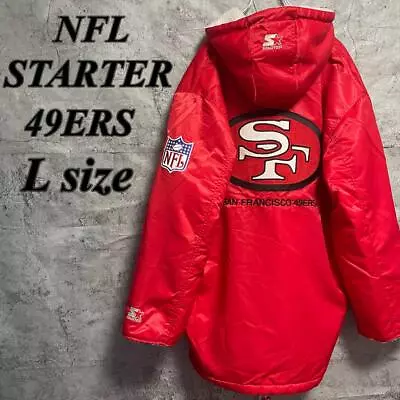 Vintage Starter NFL San Francisco 49ers Nylon Stadium Jacket Size L • $209