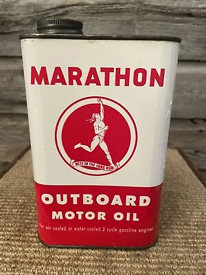 Vintage Marathon Outboard Oil Can • $219.48