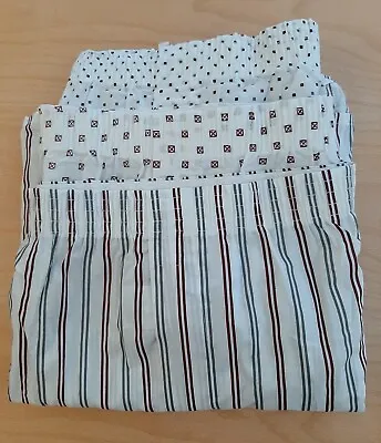 Hanes 1990s Big Men 2XL XXL Boxers Shorts Vintage Underwear 3 Pack Patterned • $59.99